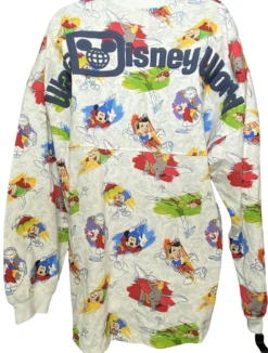 Disney World Ink And Paint Spirit Jersey Dumbo, Peter Pan, Sorcerer Mickey - XS