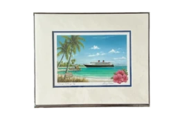 “Disney’s Castaway Cay” Matted Print 8x10" By Larry Dotson