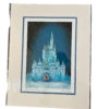 Disney Matted Print “Magic Kingdom Park - Ice Castle” By Larry Dotson