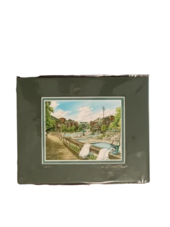 Disney Wilderness Lodge SIGNED By David Doss 8X10” Matted Print