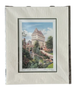 Disney “Epcot Canada Pavilion” 8x10" Matted Print By Larry Dotson