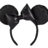 Disney Black On Black Minnie Mouse Ear Headband For Adults
