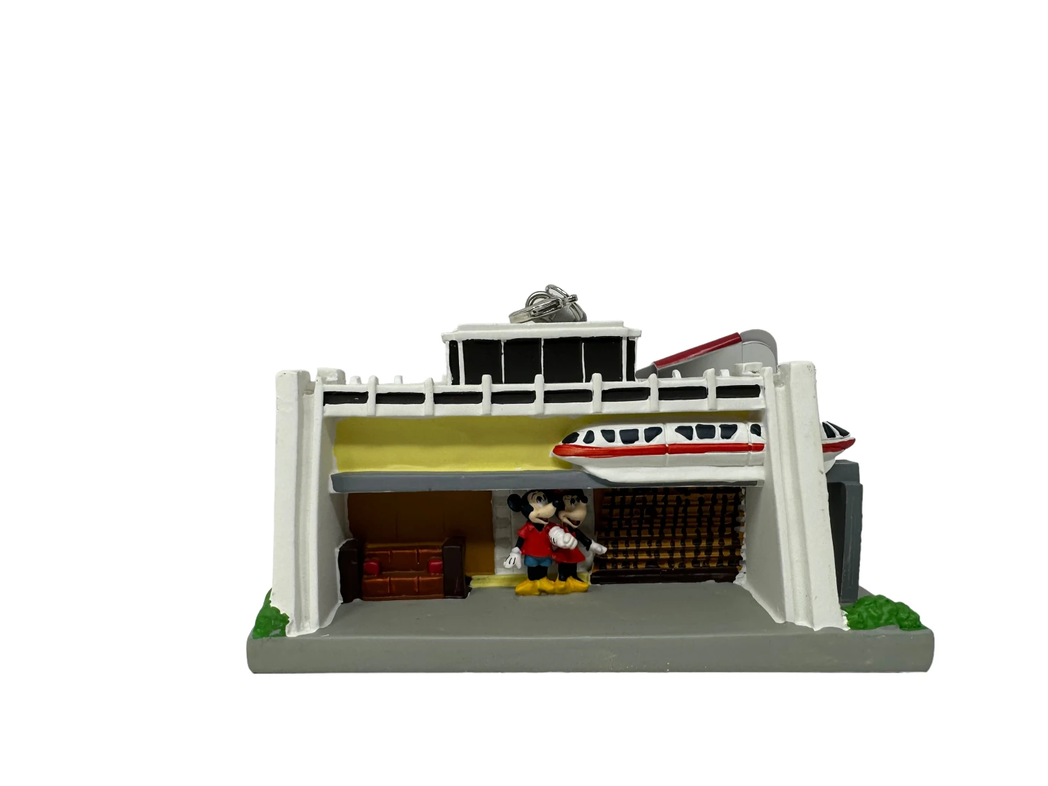 Disney Contemporary Resort Mickey, Minnie, And Monorail Ornament 2 Disney Contemporary Resort Mickey, Minnie, And Monorail Ornament - Image 2