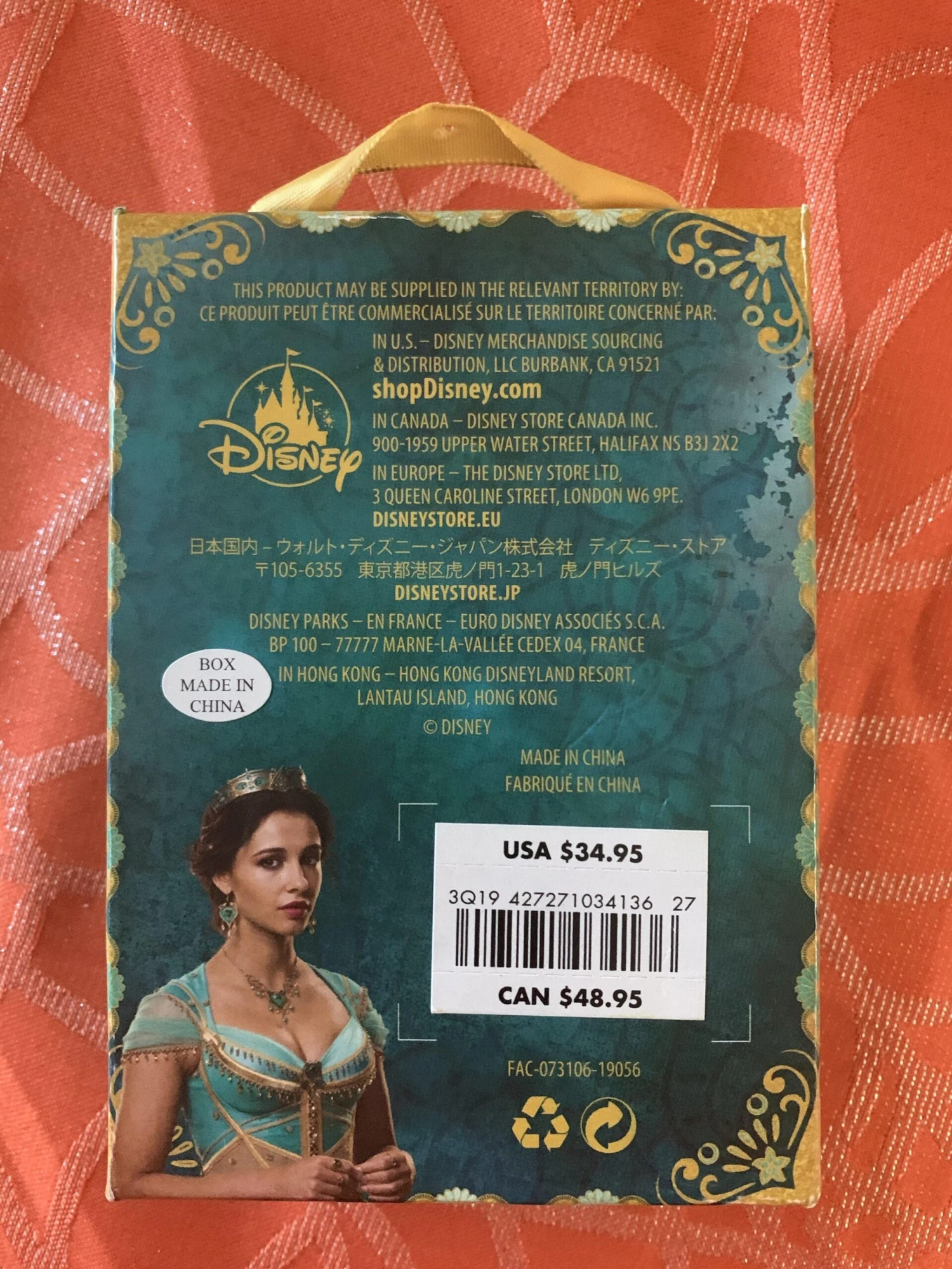 Disney Aladdin Live Action Jewelry Earring And Charm Bracelet Set 2 Disney Aladdin Live Action Jewelry Earring And Charm Bracelet Set - Image 2