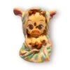 Disney Babies Giraffe Plush In Hooded Blanket Pouch