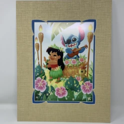 Disney Print “Hula Time” By Eunjung June Kim 14x18" Matted Print
