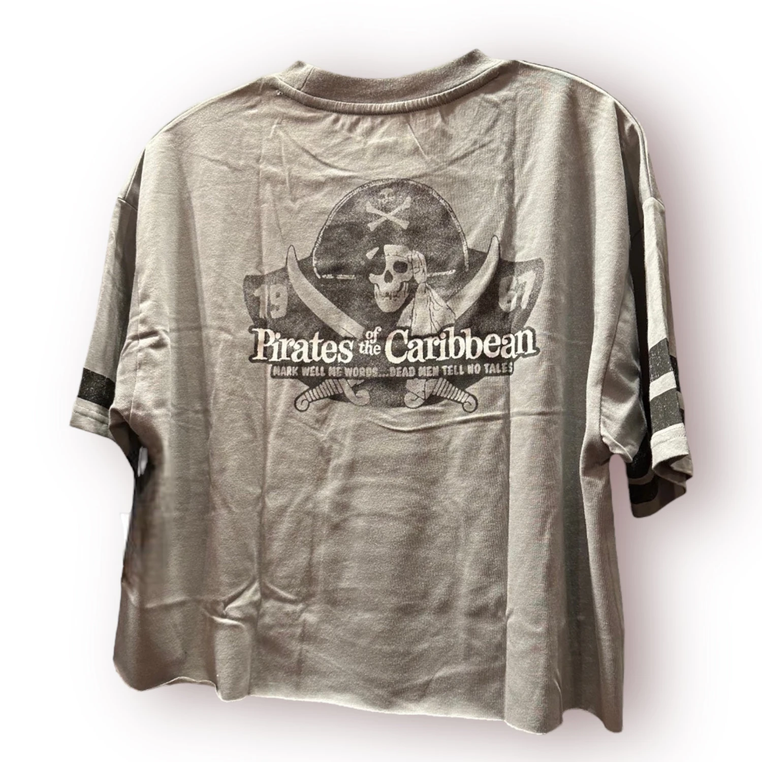 Disney Pirates Of The Caribbean Ladies Crop Top Shirt 2 Disney Pirates Of The Caribbean Ladies Crop Top Shirt - Image 2