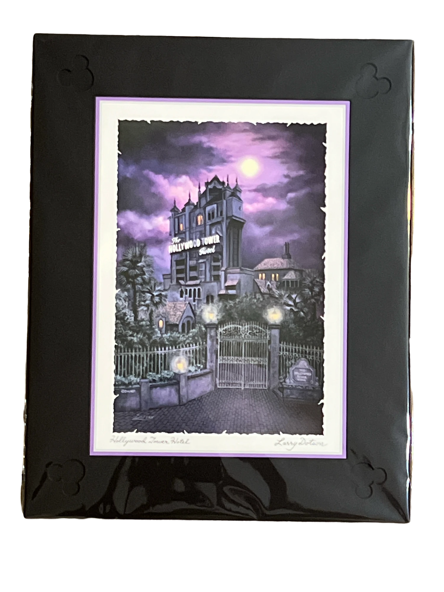 Disney Print “Hollywood Tower Hotel” By Larry Dotson 11x14" Matted Print 1 Disney Print “Hollywood Tower Hotel” By Larry Dotson 11x14" Matted Print