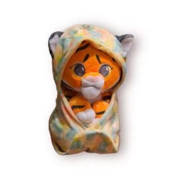 Disney Babies Tiger Plush In Hooded Blanket Pouch