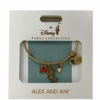 Disney Alex And Ani Minnie And Bow Charm Bracelet