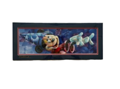 Disney "Happy Moments Of Magic" Sorcerer Mickey SIGNED Tom Matousek Matted Print