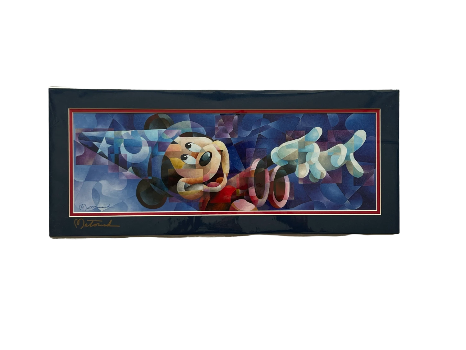 Disney "Happy Moments Of Magic" Sorcerer Mickey SIGNED Tom Matousek Matted Print 1 Disney "Happy Moments Of Magic" Sorcerer Mickey SIGNED Tom Matousek Matted Print