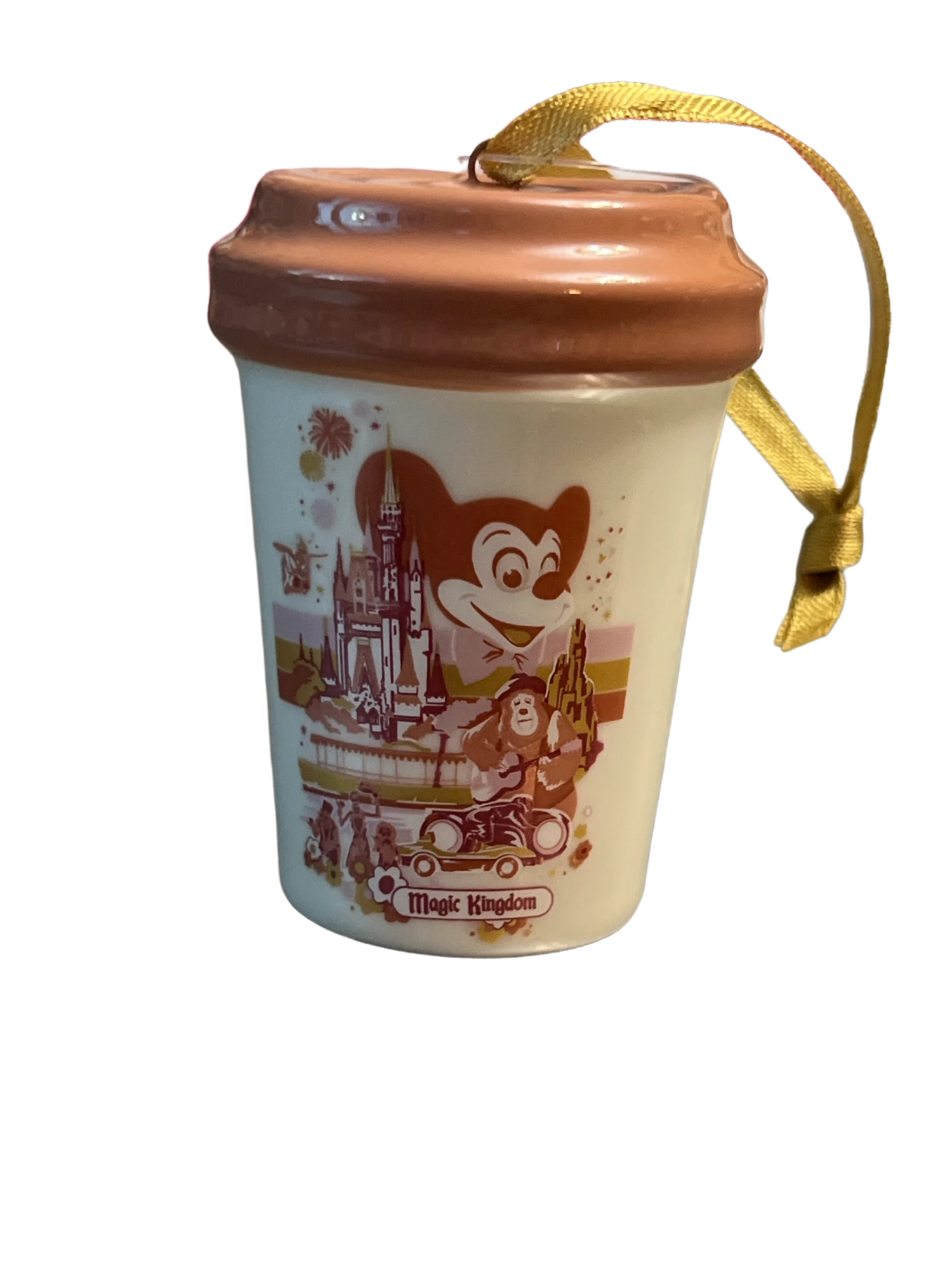 Walt Disney World 50th Anniversary Starbucks Magic Kingdom Ornament 1 Walt Disney World 50th Anniversary Starbucks Magic Kingdom Ornament
