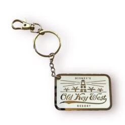 Disney Old Key West Metal Keychain Clip