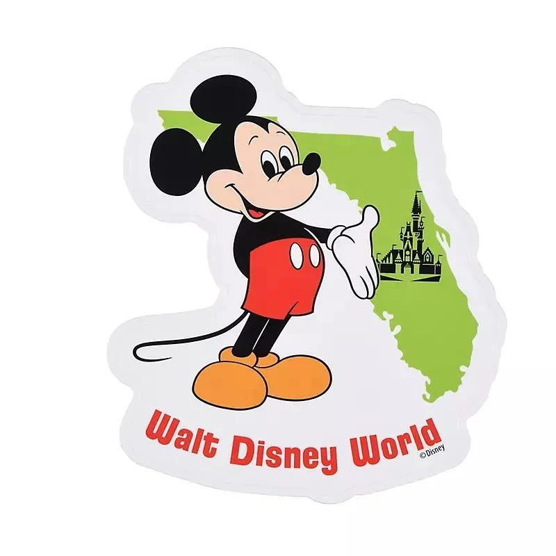 Walt Disney World 50th Anniversary Mickey Florida Sticker 1 Walt Disney World 50th Anniversary Mickey Florida Sticker