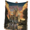 Walt Disney World 50th Anniversary Magical Reflections Woven Throw Blanket