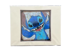 Disney Matted 14x 18" Print “626”Stitch By Joe Kaminski