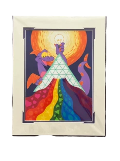 Disney "Sparks N Spectrums" Figment By Morgan Ditta 14x18" Matted Print