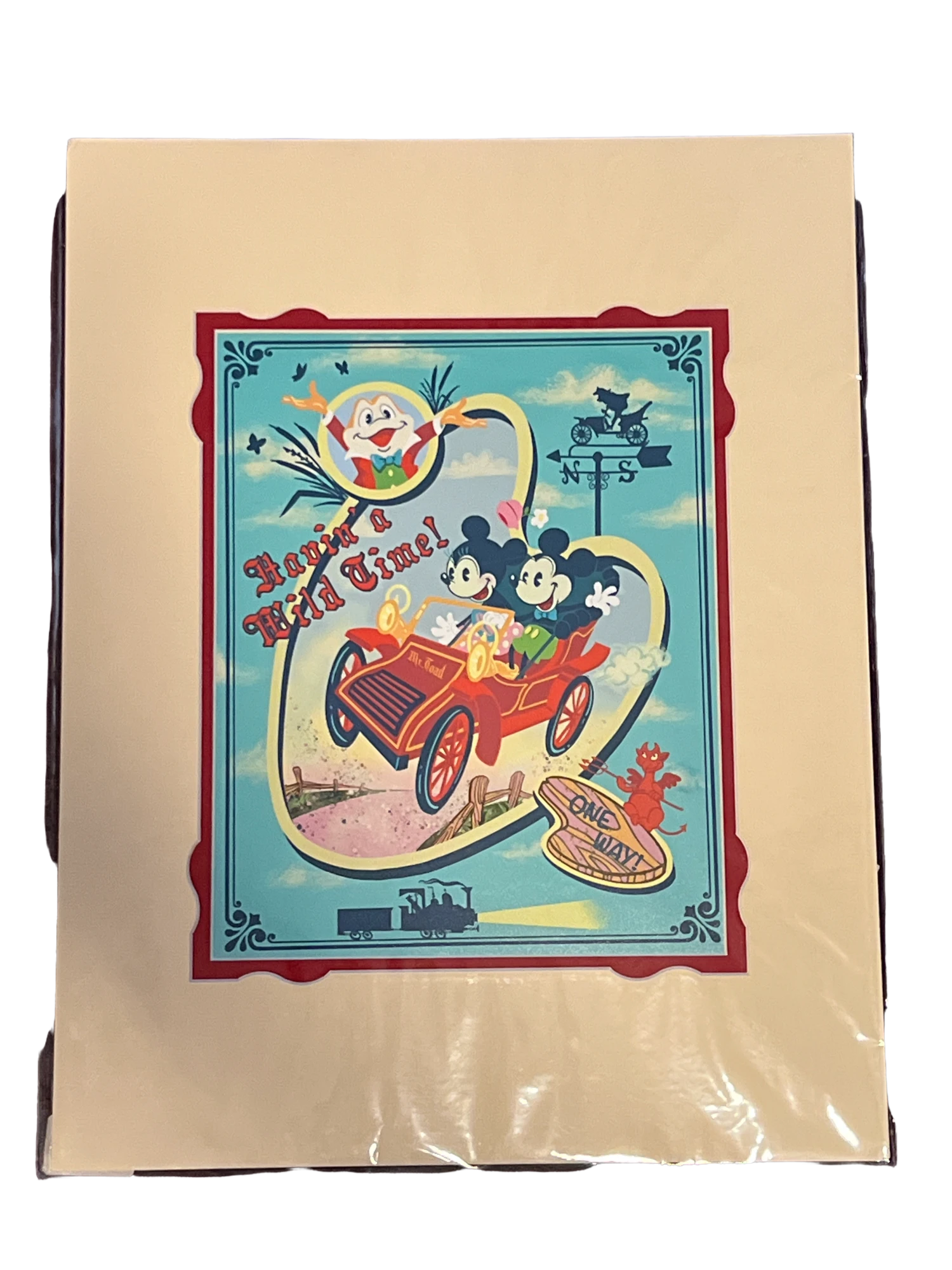 Disney Festival Of Arts "Havin A Wild Time" John Coulter 14x18" Matted Print 1 Disney Festival Of Arts "Havin A Wild Time" John Coulter 14x18" Matted Print