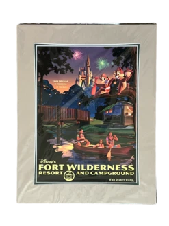 Disney Fort Wilderness Matted Print