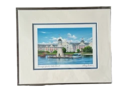 “Disney’s Yacht Club Resort” 8x10" Matted Print By Larry Dotson