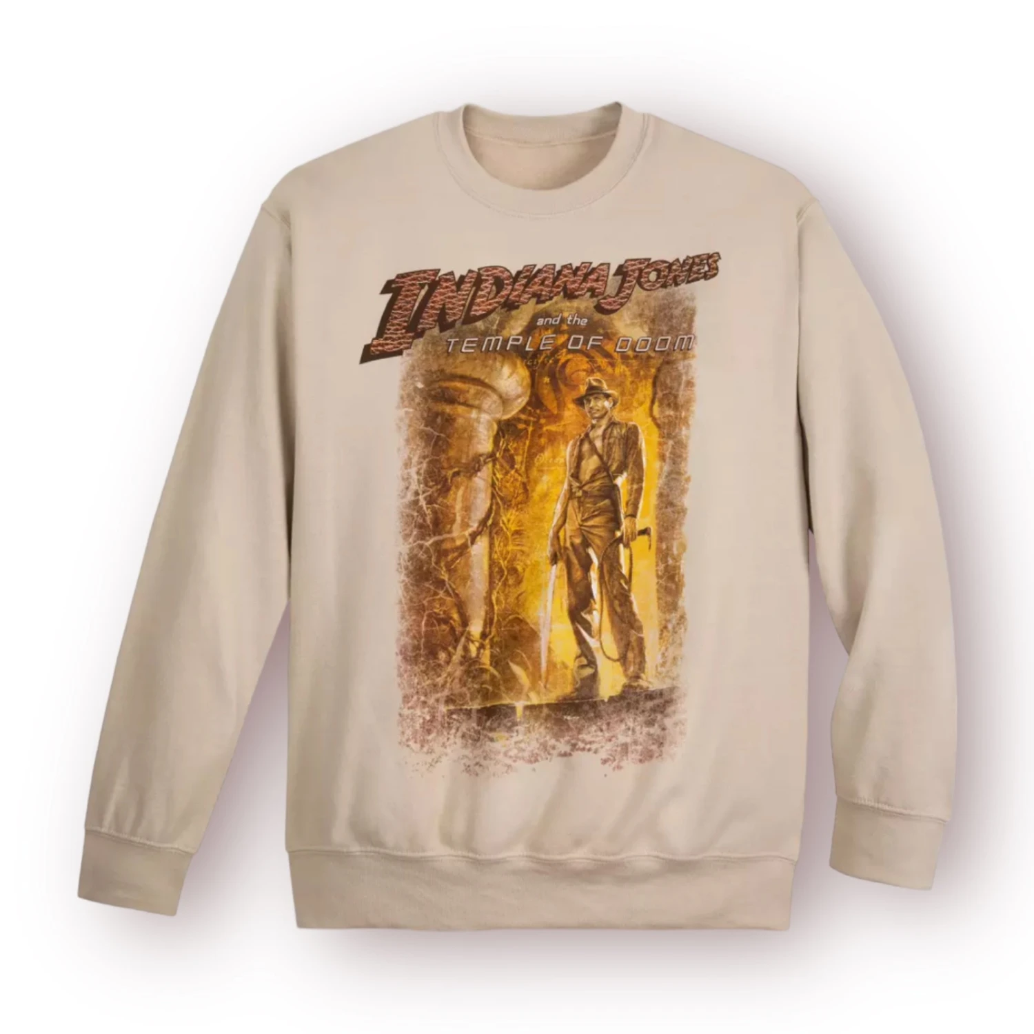 Disney Indiana Jones White Sweater For Adults 1 Disney Indiana Jones White Sweater For Adults