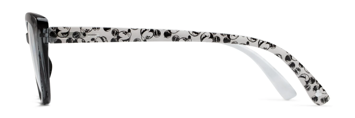 Disney The Dreamerx Foster Grant® Reading Glasses Black/Crystal, Mickey Mouse Print 3 Disney The Dreamerx Foster Grant® Reading Glasses Black/Crystal, Mickey Mouse Print - Image 3