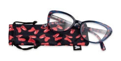 Disney The Dreamerx Foster Grant® Reading Glasses Navy Blue/Red, Minnie Mouse Print -Disney tn images D REA Dreamer Case Navy JPG w1822